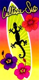 serviette de plage salamandre-gekko-lézards